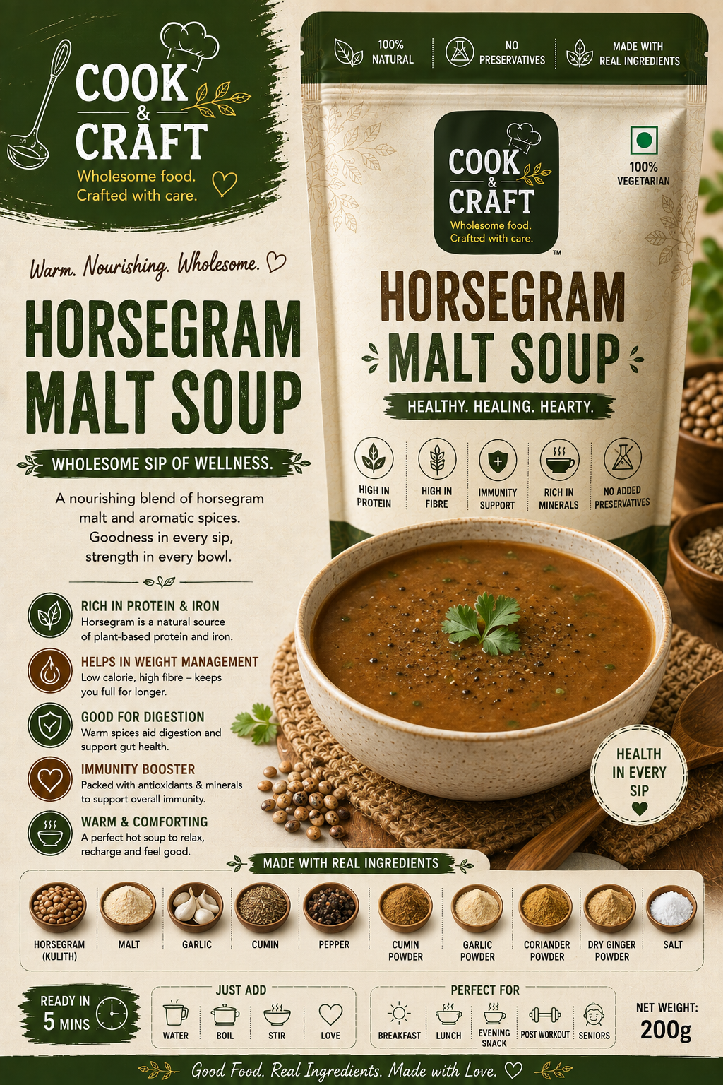 Horsegram Malt Soup