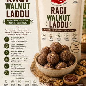 Ragi Walnut Laddu