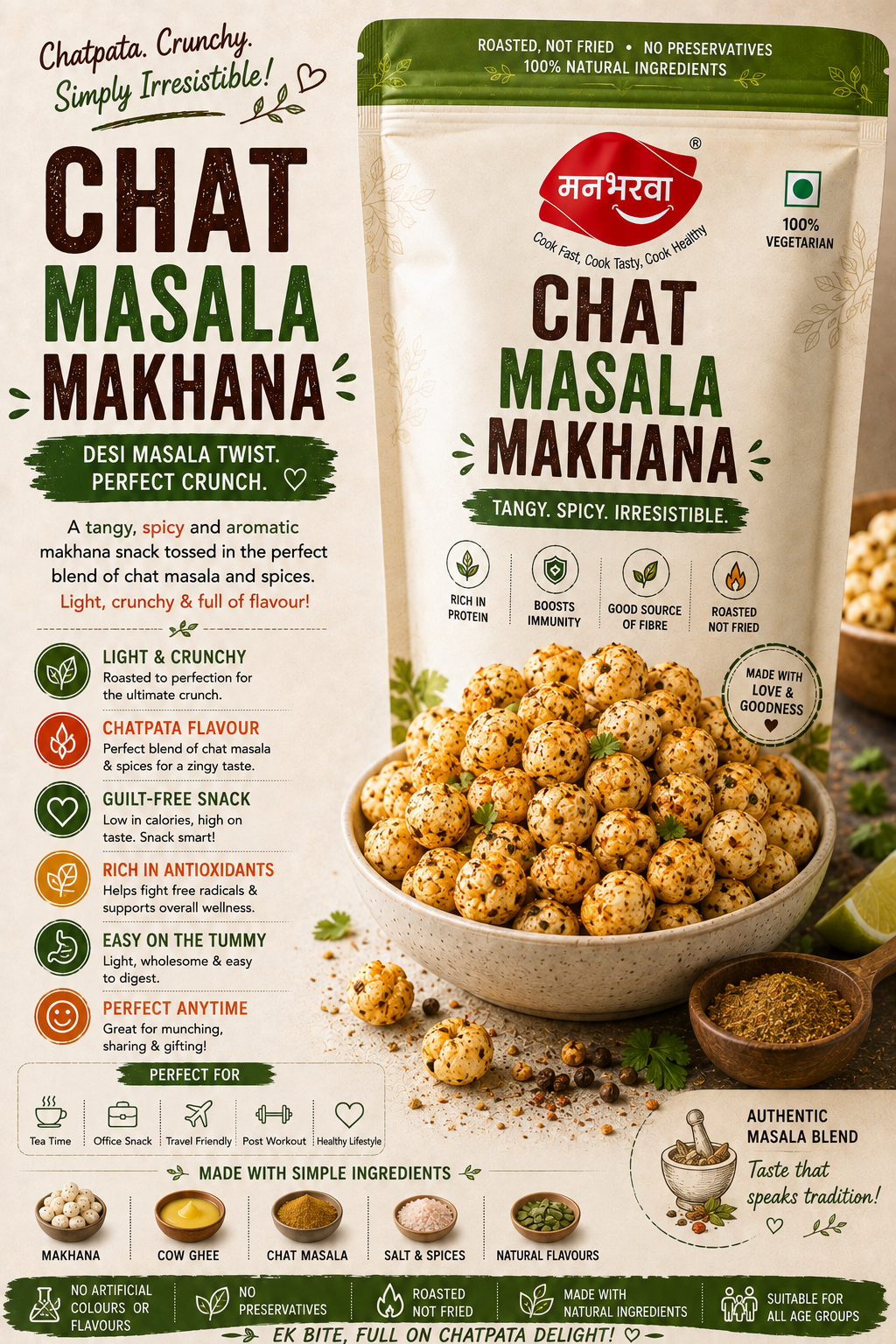 Chat Masala Makhana