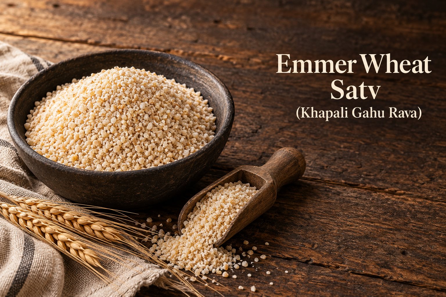 Emmer Wheat Satv (Khapali Gahu Rava)