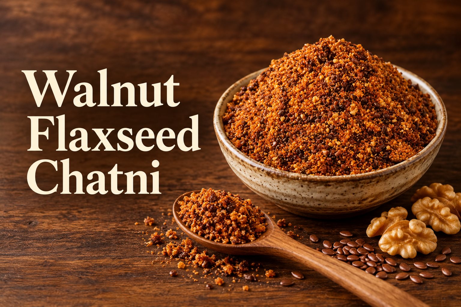Walnut Flaxseed Chatni